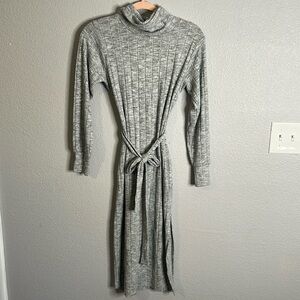 Super Soft & Lightweight Heathered Grey Sweater Dress - NWT